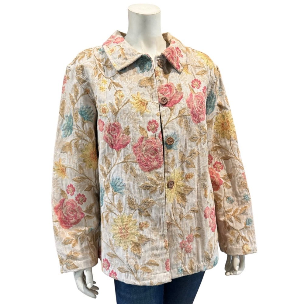 Vintage Floral Upholstery Jacket